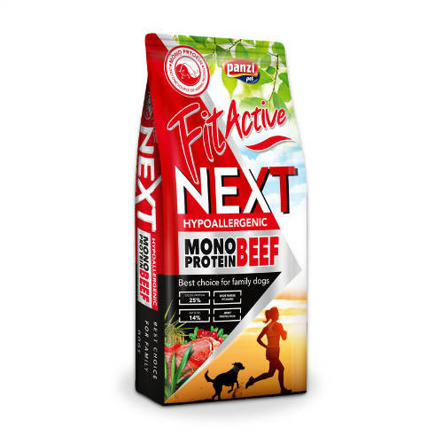 FitActiveNext Hypoallergenic Monoprotein Beef száraz kutyatáp 15 kg