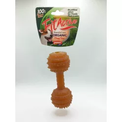   Fitactive natúr gumijáték Rugby Dumbell M - játék kutyák részére