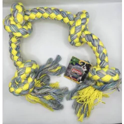Panzi kutya rágókötél 54cm sárga