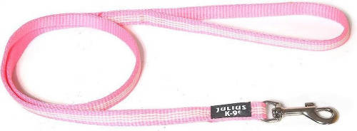 JK9 IDC Póráz csőheveder utánvilágító pink 14mmx1m fogós/Dkarika