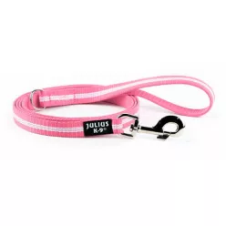   Julius-K9 Póráz, pink, 19mm*1,8m, fogós/Dkarika kutyáknak