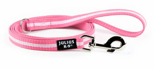 Julius-K9 Póráz pink 19mmx1,8m fogós/ D karika kutyáknak