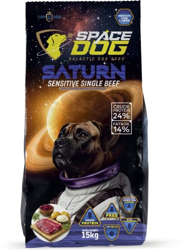 Space Dog Saturn Hypoallergén Sensitive Single Marha kutyatáp 15 kg