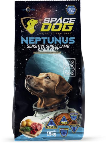 Space Dog Neptunus Hypoallergén Sensitive Single Bárány kutyatáp 15 kg