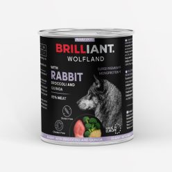 Brilliant Wolfland Nyúl Brokkoli Quinoa kutya konzerv 800 g