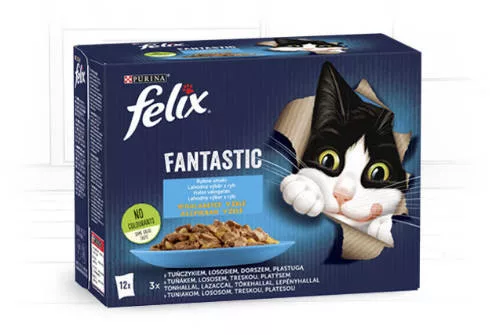 Felix Fantastic halas válogatás aszpikban 12x85g