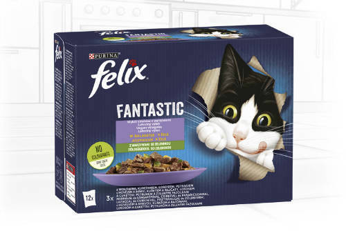 Felix Fantastic házias lazac,marha,csirke,bárány válogatás zöldség