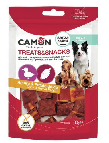 Camon Treats&Snacks Kacsa és Édesburgonya jutalomfalat kutyának 80 g