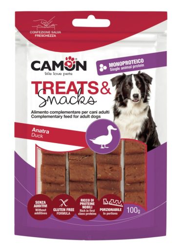 Camon Treats&Snacks Mono Protein Kacsás jutalomfalat kutyáknak 100 g