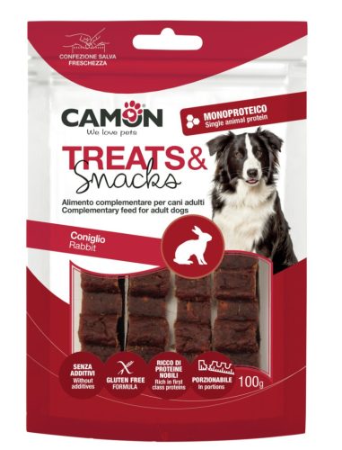 Camon Treats&Snacks Mono Protein Nyúl jutalomfalat kutyáknak 100 g