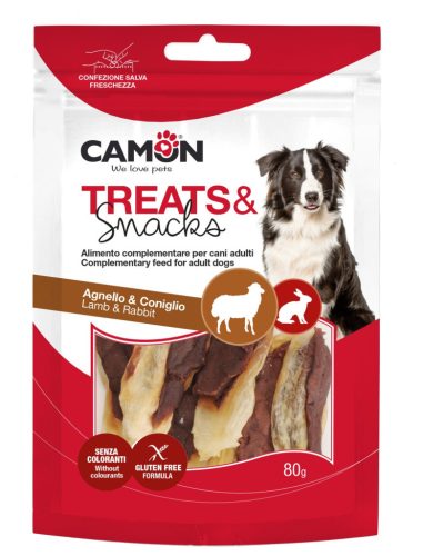 Camon Treats&Snacks Bárány és nyúl jutalomfalat kutyáknak 80 g