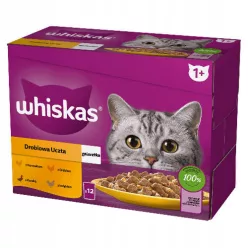   Whiskas Poultry feasts Nedves eledel csirke-, pulyka-, kacsa-, baromfi