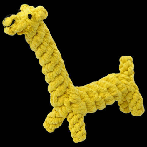 ReptiPlnet Giraffe cotton rope toy  játék rágókötél zsiráf forma 