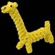 ReptiPlnet Giraffe cotton rope toy  játék rágókötél zsiráf forma 