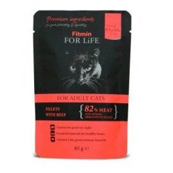 Fitmin alutasakos macskaeledel marhás 85g