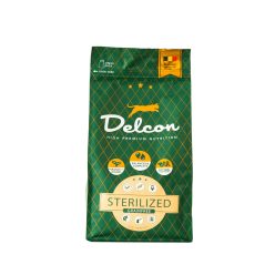   Delcon Cat Sterilized Hypoallergén Hairball Prémium macskatáp 8,75kg