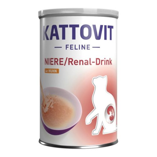 Kattovit Drink Niere Renal macskának tyúkhúsos veseműködésre 135 ml