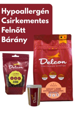 Delcon Lamb Bárány Hypoallergén Csirkementes kutyatáp Próbacsomag