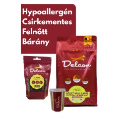   Delcon Mini Lamb Bárány Hypoallergén Csirkementes kutyatáp Próbacsomag