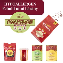   Delcon Mini Lamb Bárány Hypoallergén Csirkementes kutyatáp Próbacsomag