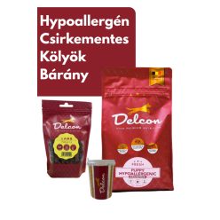   Delcon Puppy Hypoallergén Csirkementes kölyök kutyatáp Próbacsomag