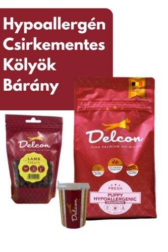 Delcon Puppy Hypoallergén Csirkementes kölyök kutyatáp Próbacsomag