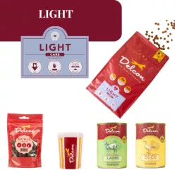 Delcon Light kutyatáp Próbacsomag túlsúlyos kutyáknak
