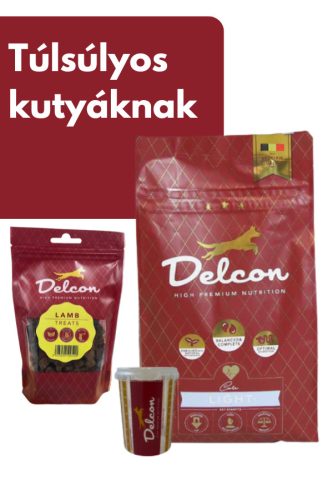 Delcon Light kutyatáp Próbacsomag túlsúlyos kutyáknak
