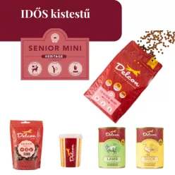   Delcon Senior Mini kutyatáp Próbacsomag kistestű idős kutyáknak