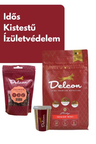 Delcon Senior Mini kutyatáp Próbacsomag kistestű idős kutyáknak