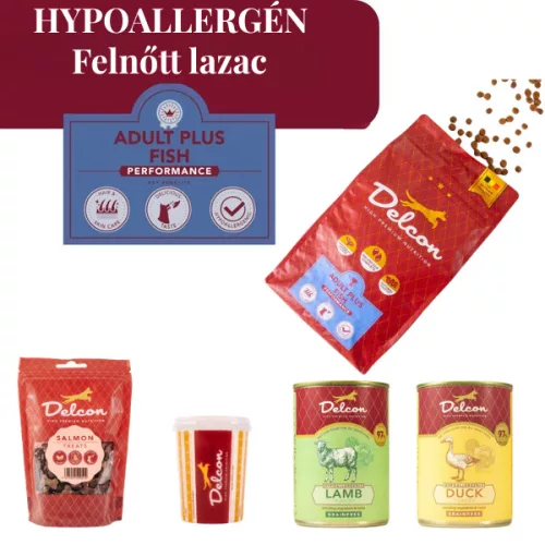 Delcon Regular Plus Fish Hypoallergén Lazac kutyatáp Próbacsomag