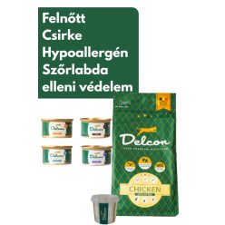   Delcon Cat Chicken Hypoallergén Hairball Prémium macskatáp Próbacsomag