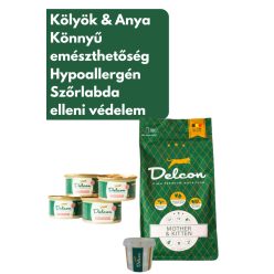   Delcon Cat Mother Kitten Hypoallergén Hairball macskatáp Próbacsomag