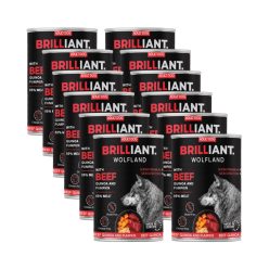   12X400 g Brilliant Wolfland Marha Sütőtök Quinoa kutya konzerv