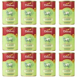   12 x 395 g Delcon Hypoallergén prémium kutyakonzerv bárány pulyka