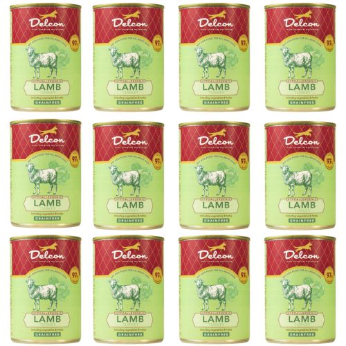 12 x 395 g Delcon Hypoallergén prémium kutyakonzerv bárány pulyka